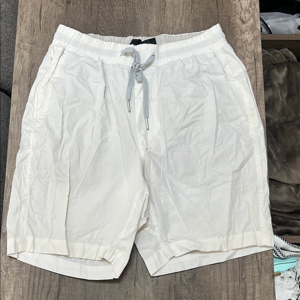 Lululemon Athletica White Athletic Shorts Lightweight Design